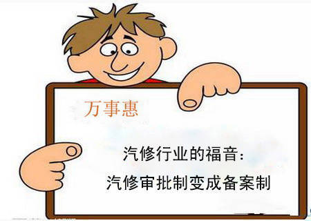 机动车专项维修业户备案时场地设备人员的要求